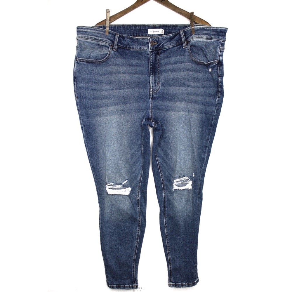 Maurices Distressed Skinny Jeans Plus Size 24W